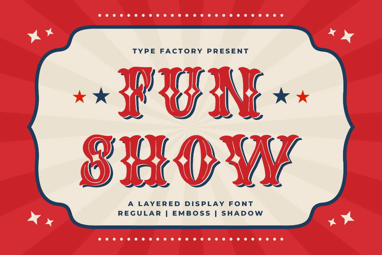 Fun Show Font Poster 1