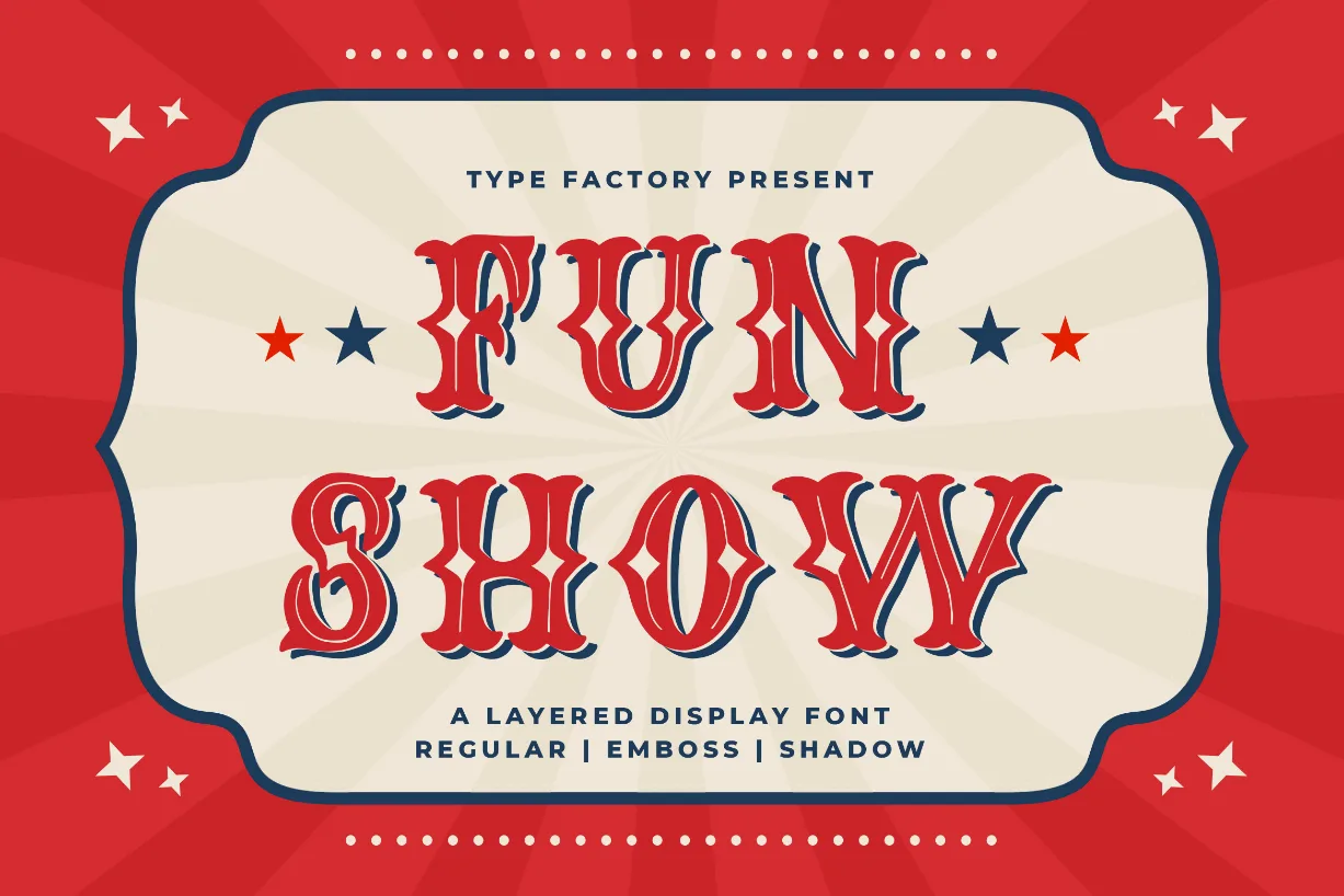 Fun Show Font Fun Show Font Poster 1