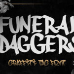 Funeral Daggers Font Poster 3