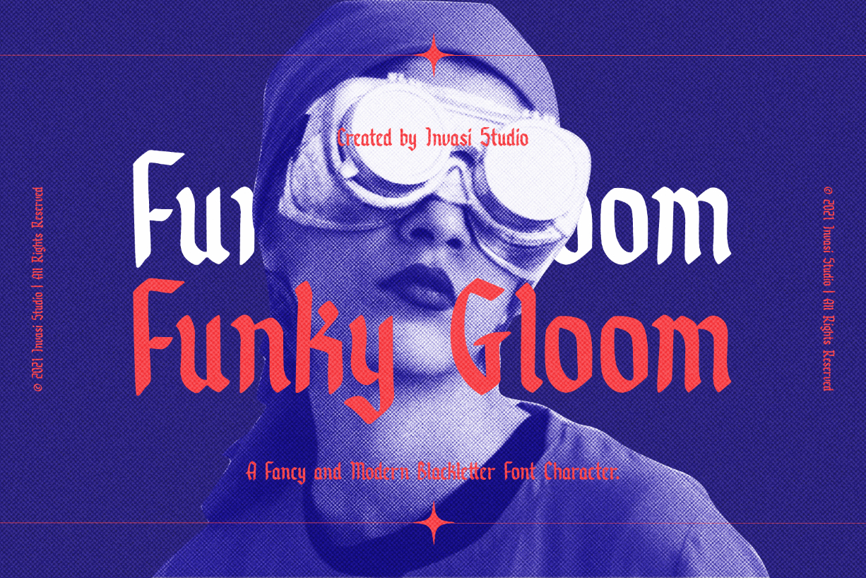 Funky Gloom Font Poster 1