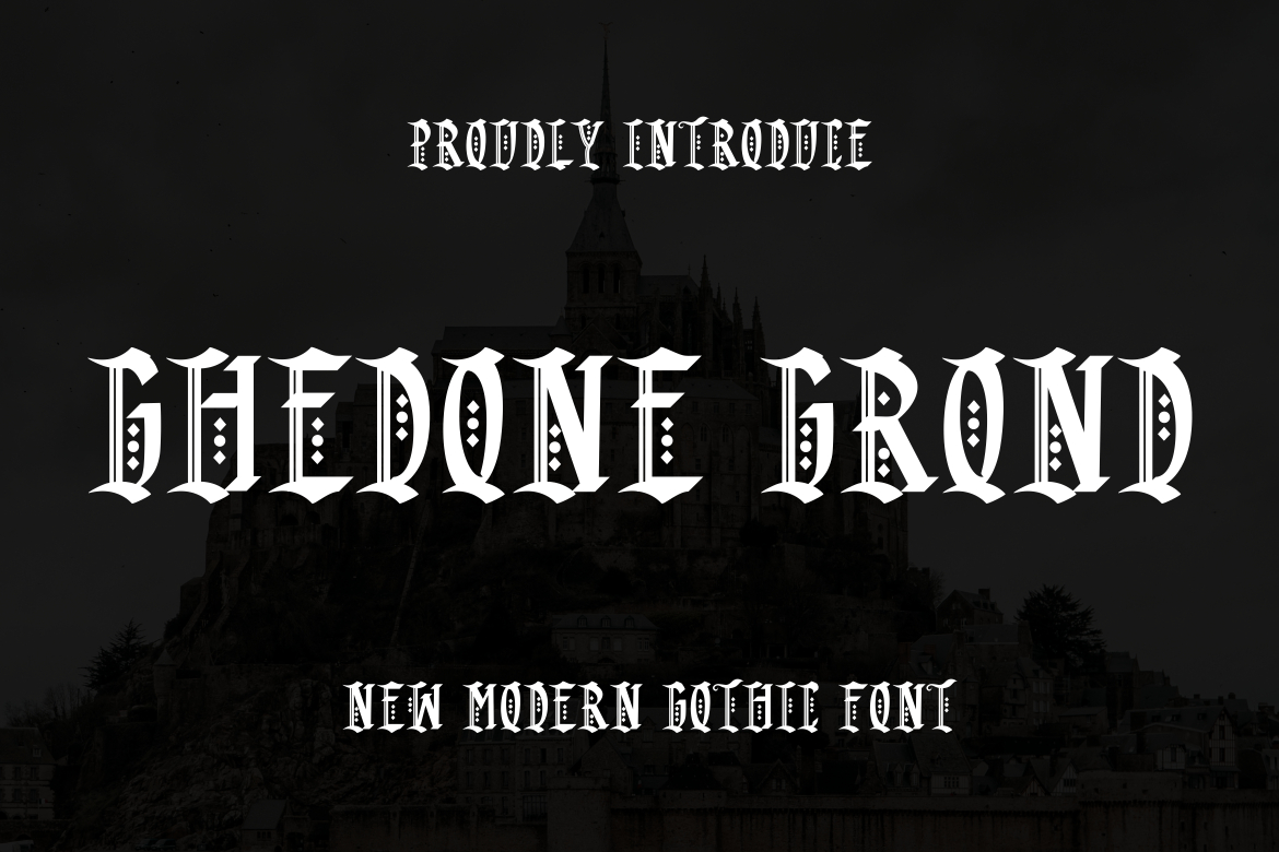 Ghedone Grond Font