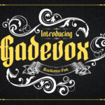 Gadevox Font Poster 3