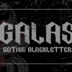 Galas Font Poster 1