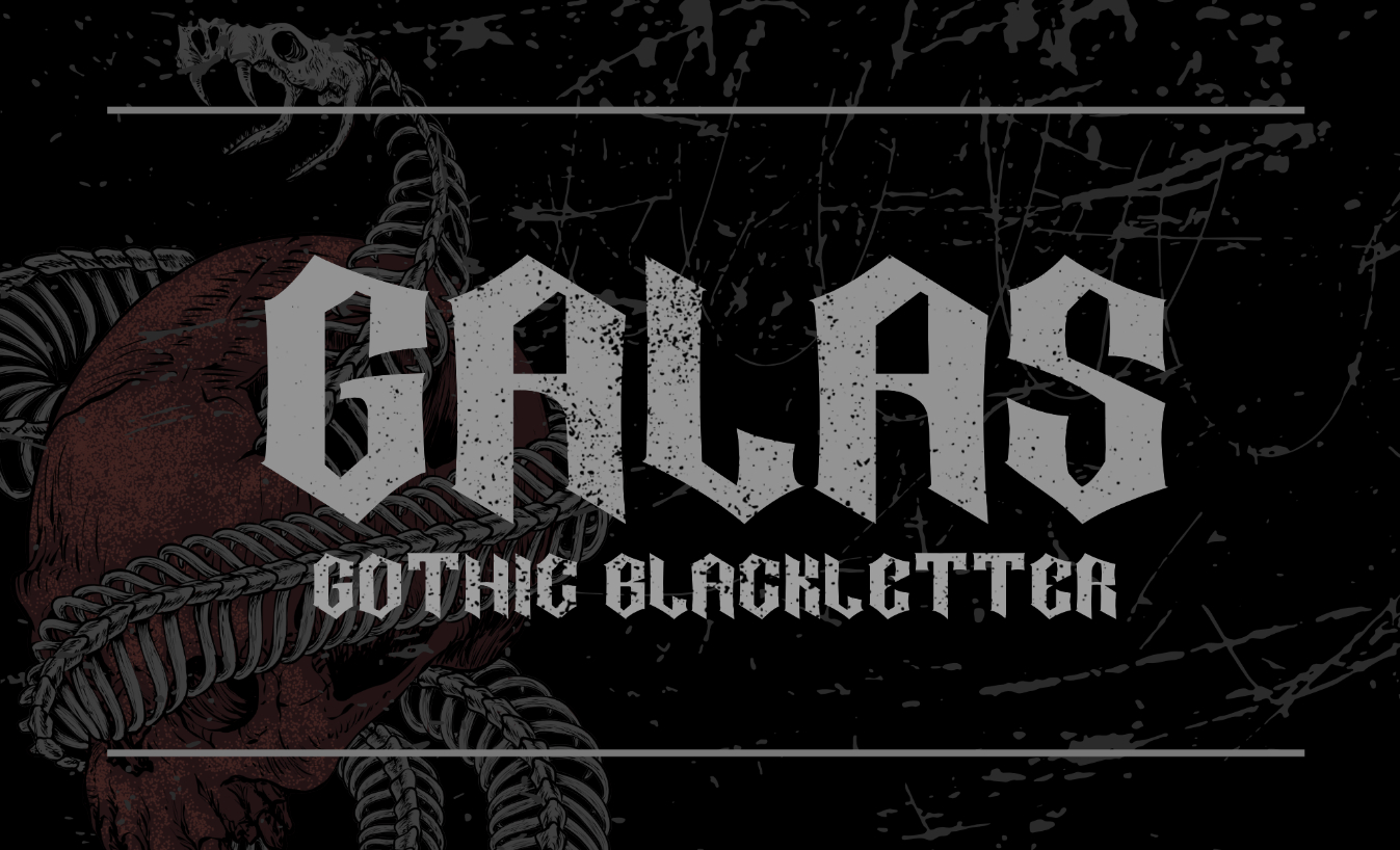 Galas Font Poster 1