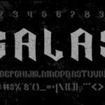 Galas Font Poster 9