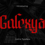 Galexya Font Poster 3