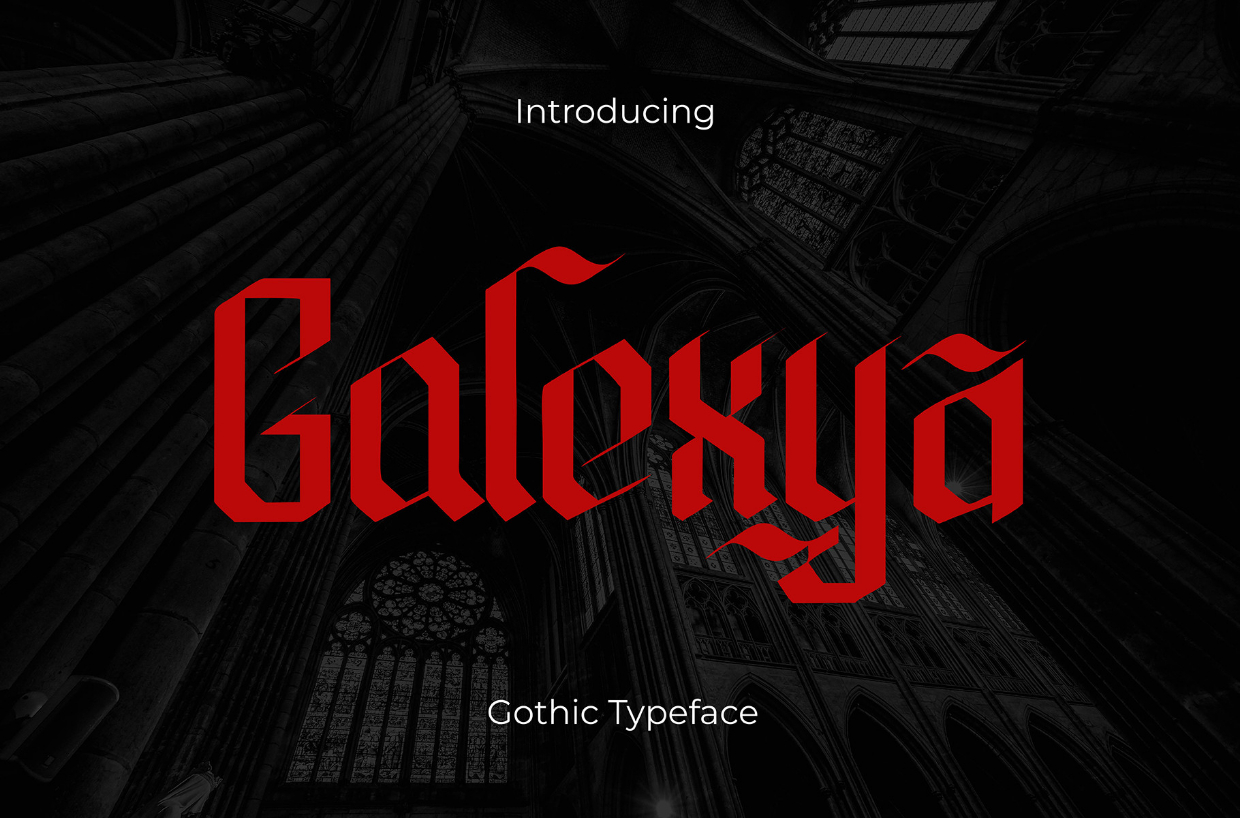 Galexya Font Poster 1