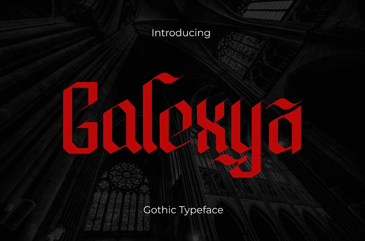 Galexya Font Galexya Font Poster 1