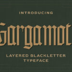 Gargamoth Font Poster 3