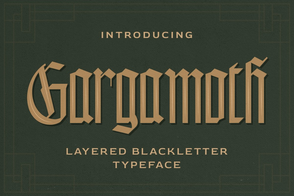 Gargamoth Font Poster 1