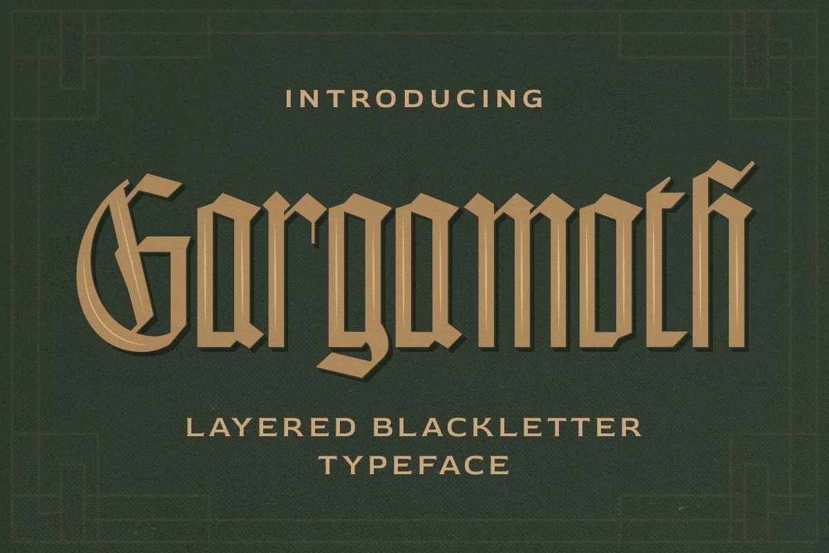 Gargamoth Font Poster 1