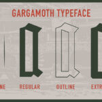 Gargamoth Font Poster 4