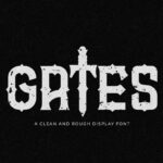 Gates Font Poster 3