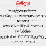 Gatterys Font Poster 7