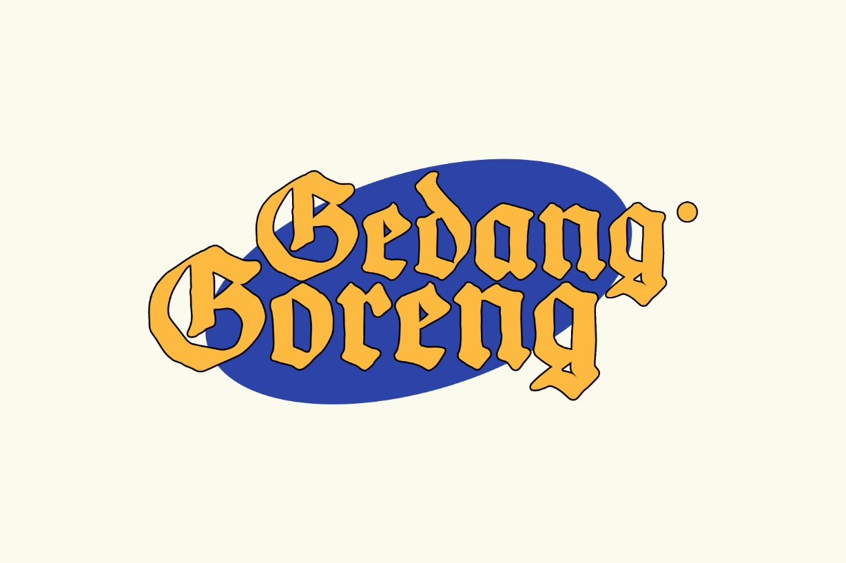 Gedang Goreng Font