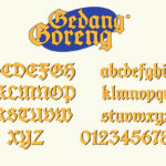 About Gedang Goreng Font Poster 7