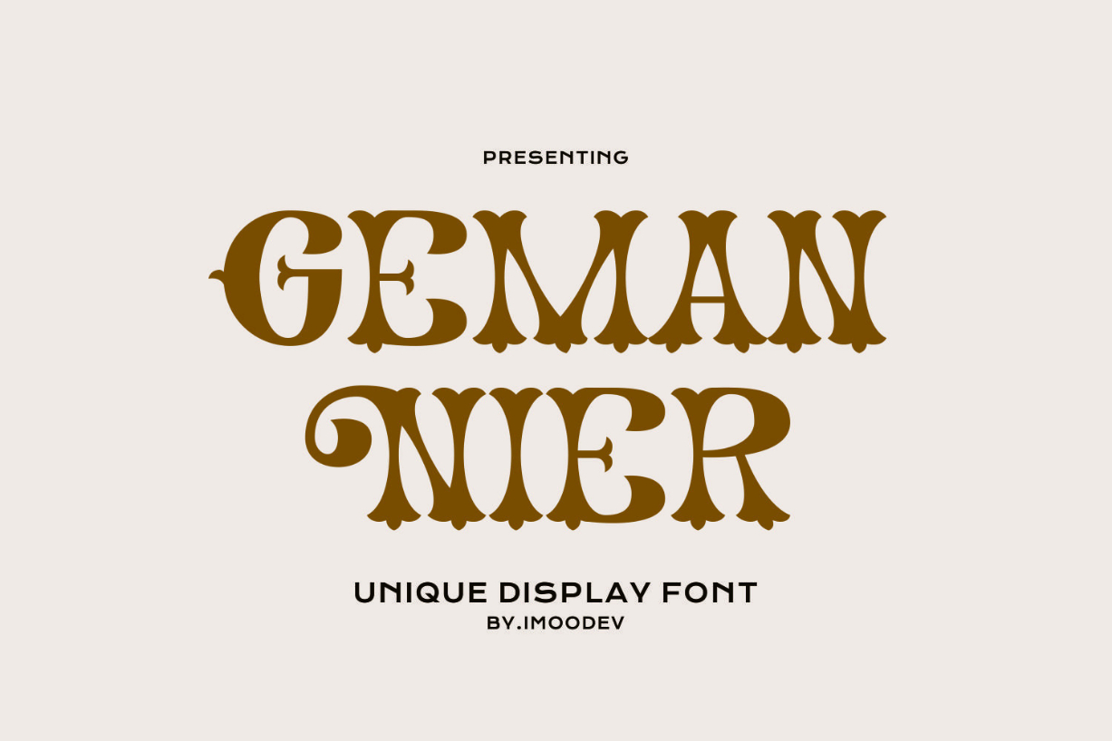 Geman Nier Font