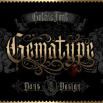 Gematype Font Poster 3