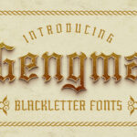 Gengma Font Poster 3