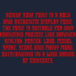 Genuz Souz Font Poster 6