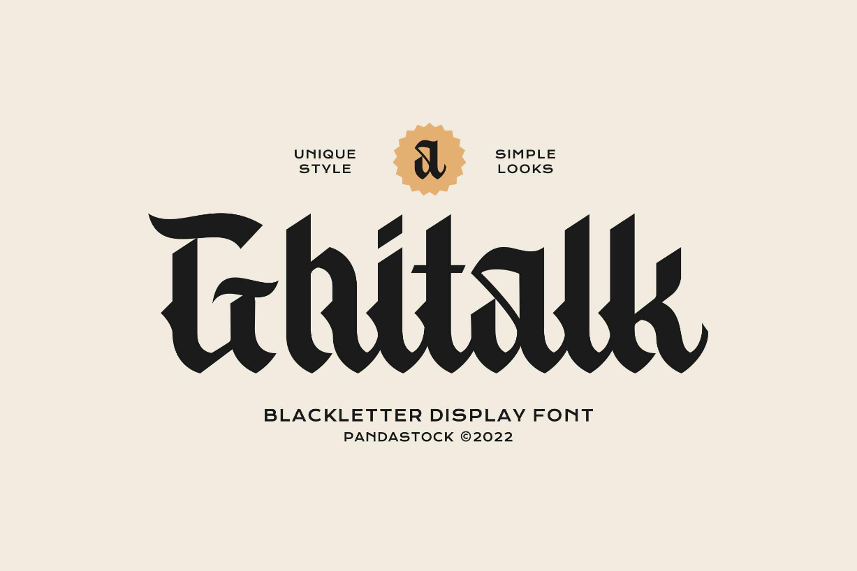 Ghitalk Font Poster 1