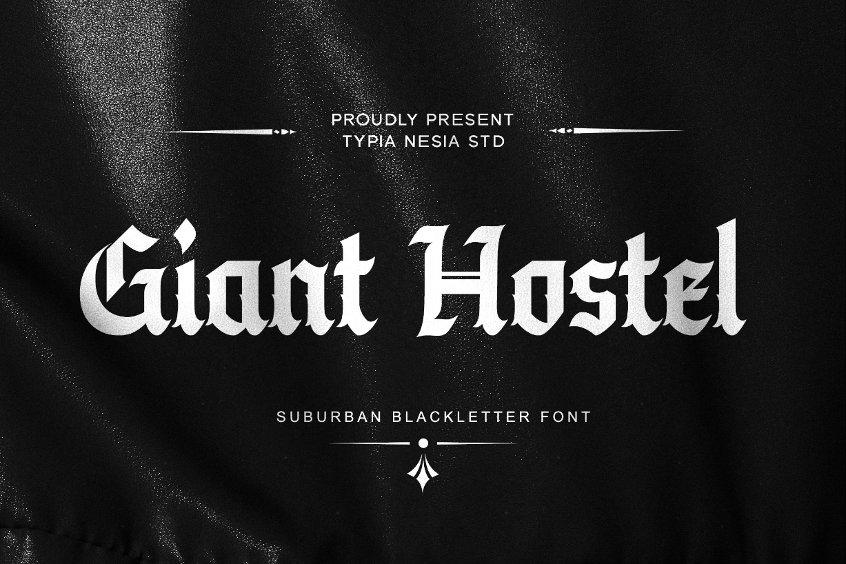 Giant Hostel Font Poster 1