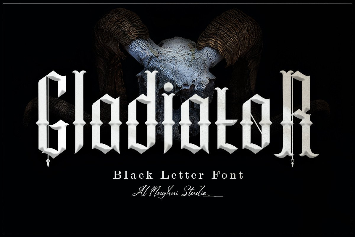 GladiatoR Font Poster 1