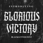 Glorious Victory Font Poster 3