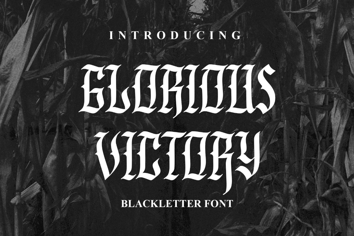 Glorious Victory Font Poster 1