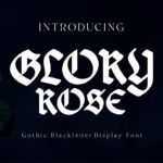 Glory Rose Font Poster 3