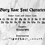 Glory Rose Font Poster 7
