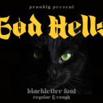 God Hells Font Poster 3