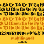 God Hells Font Poster 5