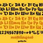 God Hells Font Poster 7