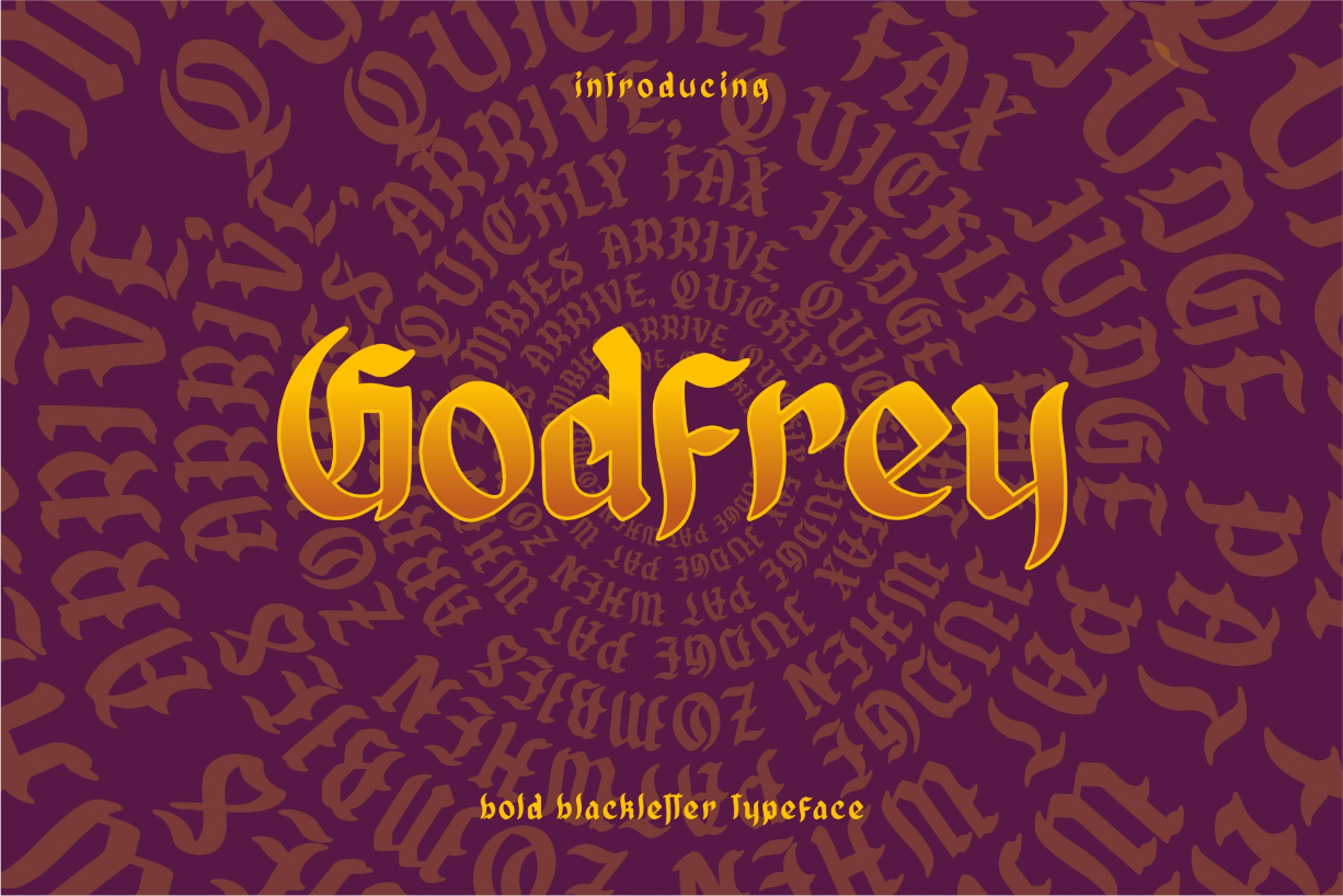 Godfrey Font Poster 1