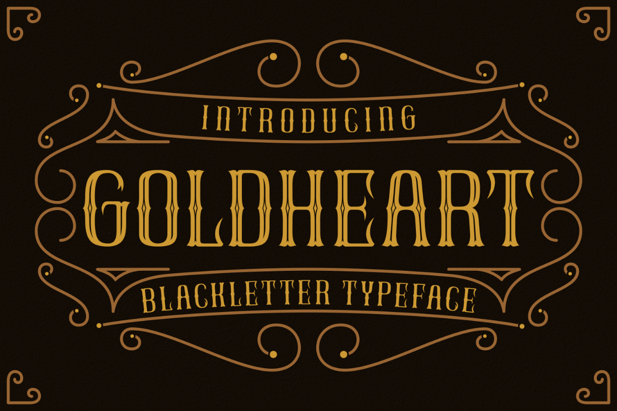 GoldHeart Font