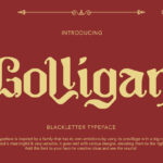 Golligan Font Poster 3