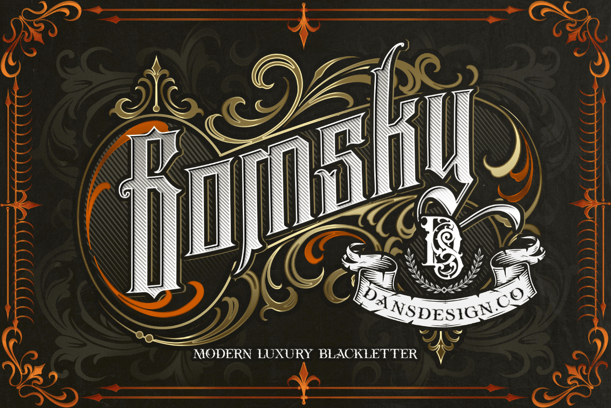 Gomsky Font Poster 1