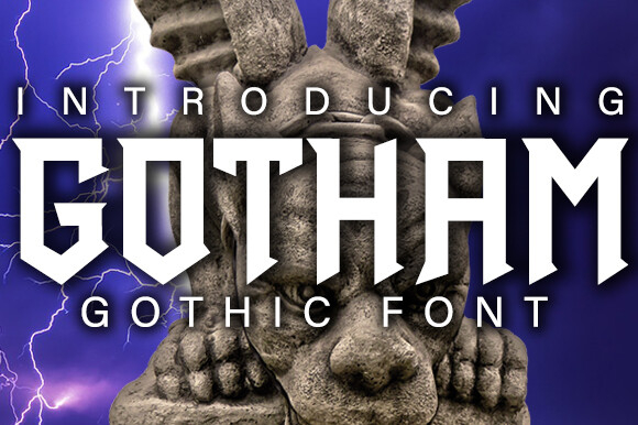 Gotham Font Poster 1