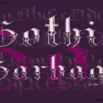 Gothic Garbage Font Poster 5