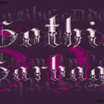 Gothic Garbage Font Poster 5