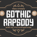 Gothic Rapsody Font Poster 3