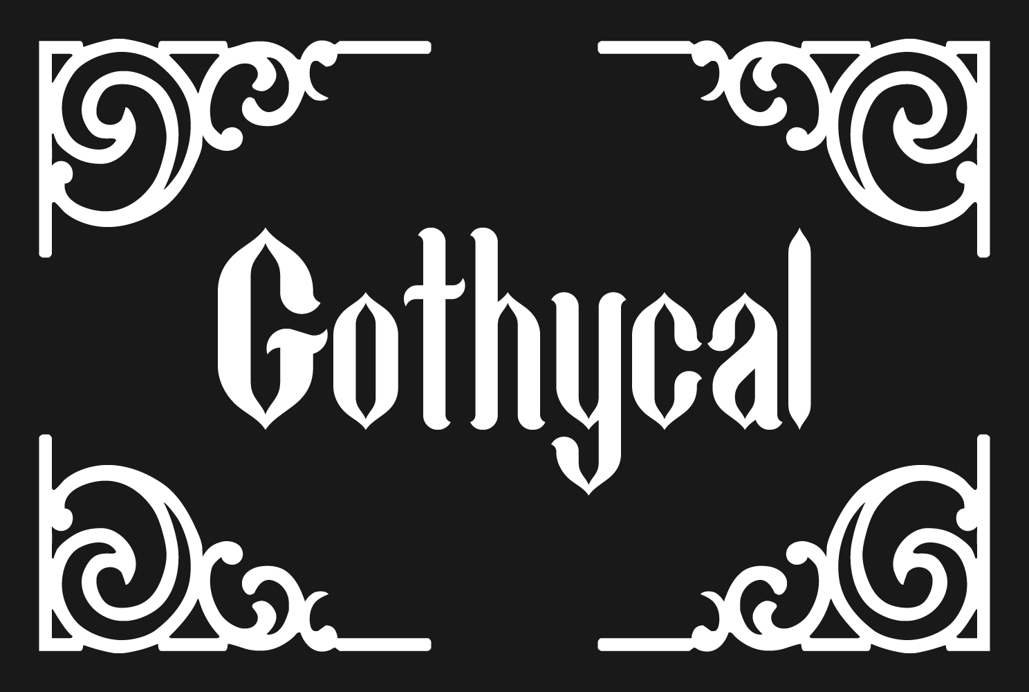 Gothycal Font