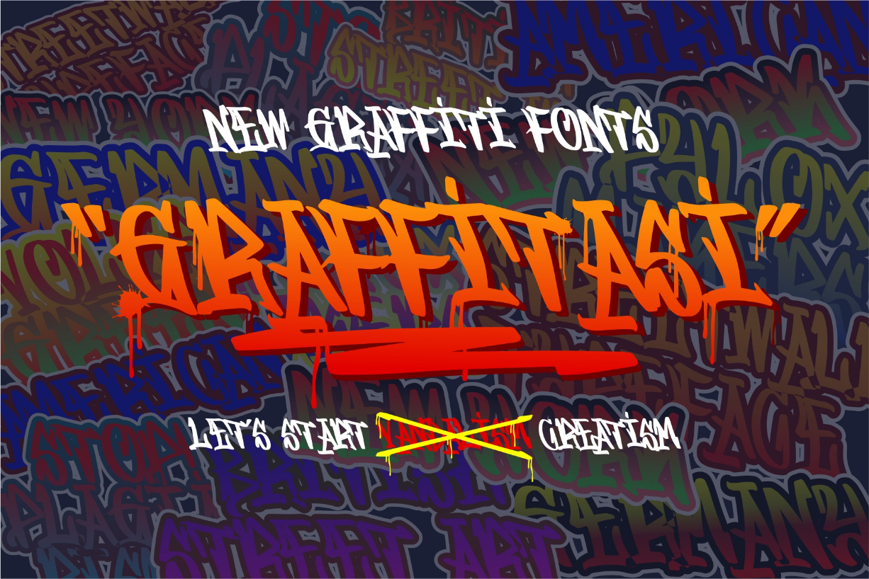 Graffitasi Font Poster 1