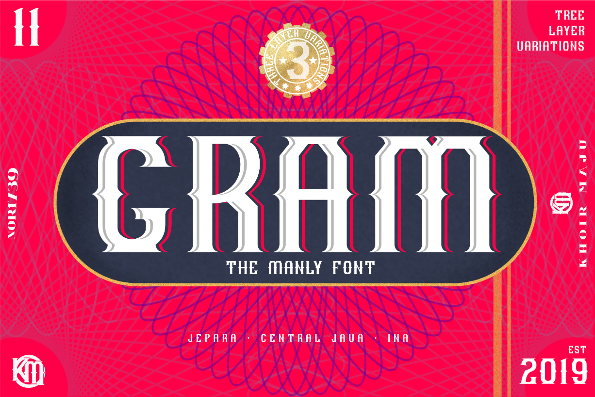 Gram Font Poster 1