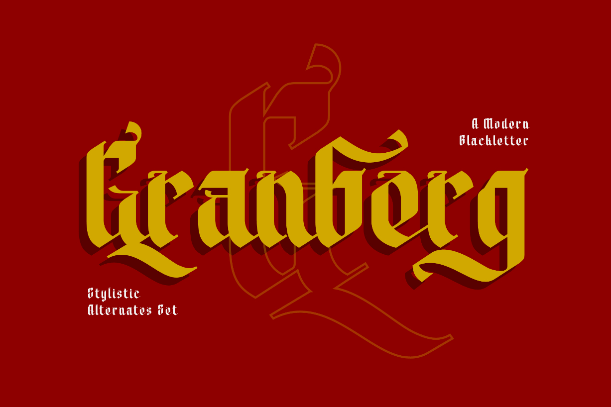 Granberg Font Poster 1