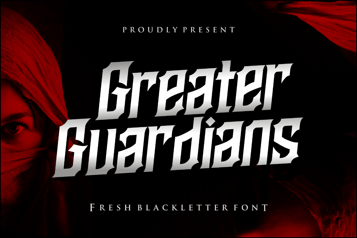 Greater Guardians Font Poster 1