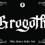 Grogoth Font Poster 3