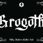 Grogoth Font Poster 1