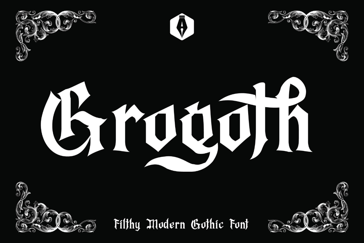Grogoth Font Poster 1